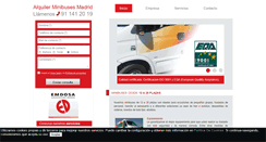 Desktop Screenshot of alquilerminibusesmadrid.com