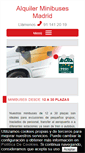 Mobile Screenshot of alquilerminibusesmadrid.com